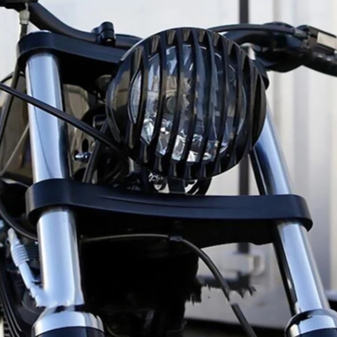 Grill Lampu Harley 5.75 Grill Abs Harley Sportster Motor Custom