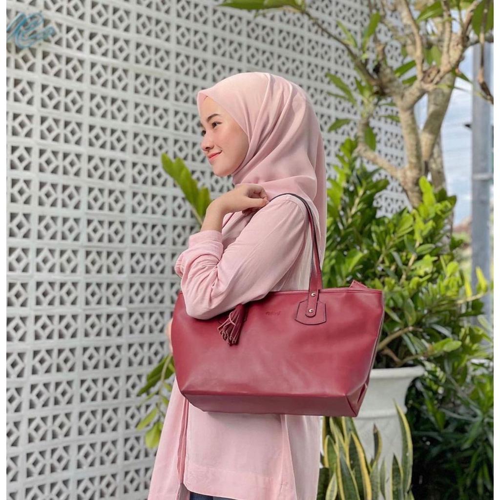 COD PROMO!!! AURA by Olivy Tas Wanita Totebag or Shoulder Bag SlingBag Wanita Tas Selempang / Tas Bahu / Tas Viral Kekinian Terbaru / Tas Kerja Wanita Premium Murah