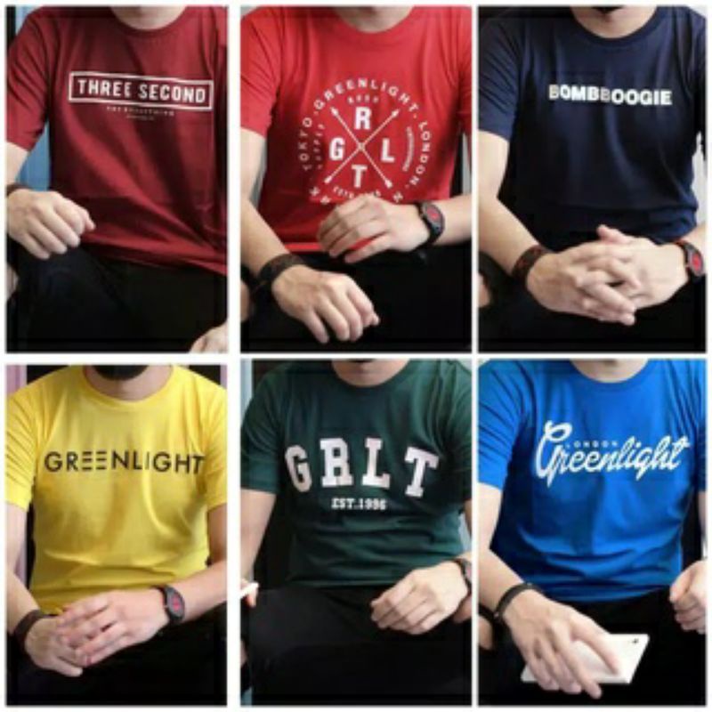 Kaos Distro beruang greenlight boombogie three second spyderbilt dll