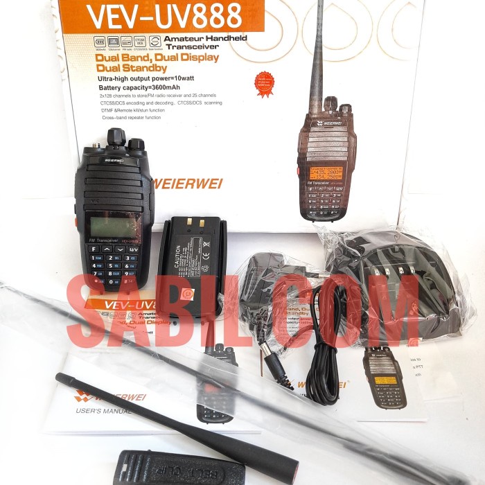 HT WEIRWEI VEV UV888 / HT DUALBAND 10 WATT WEIRWEI UV888