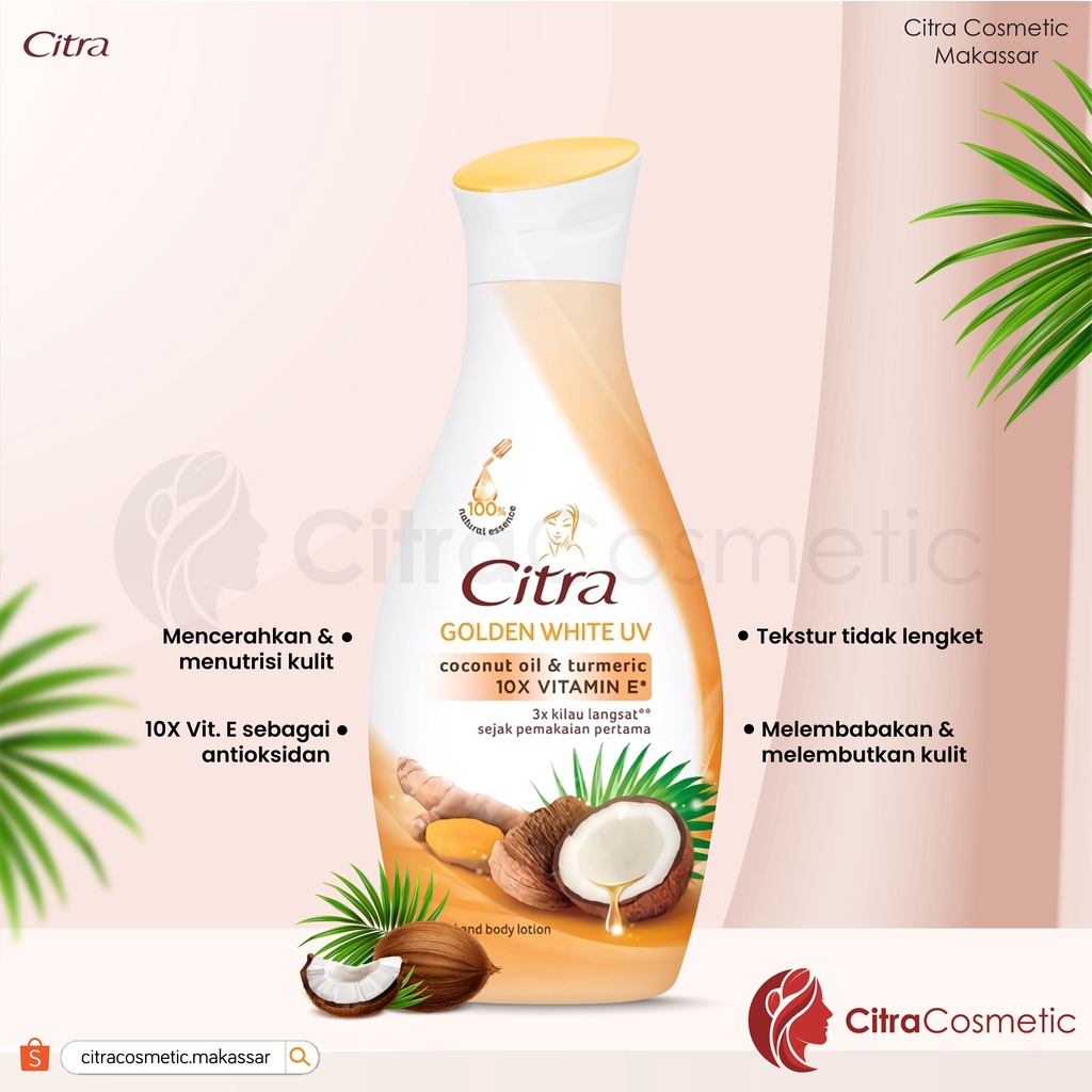 Citra Hand Body Lotion Golden White 230 Ml