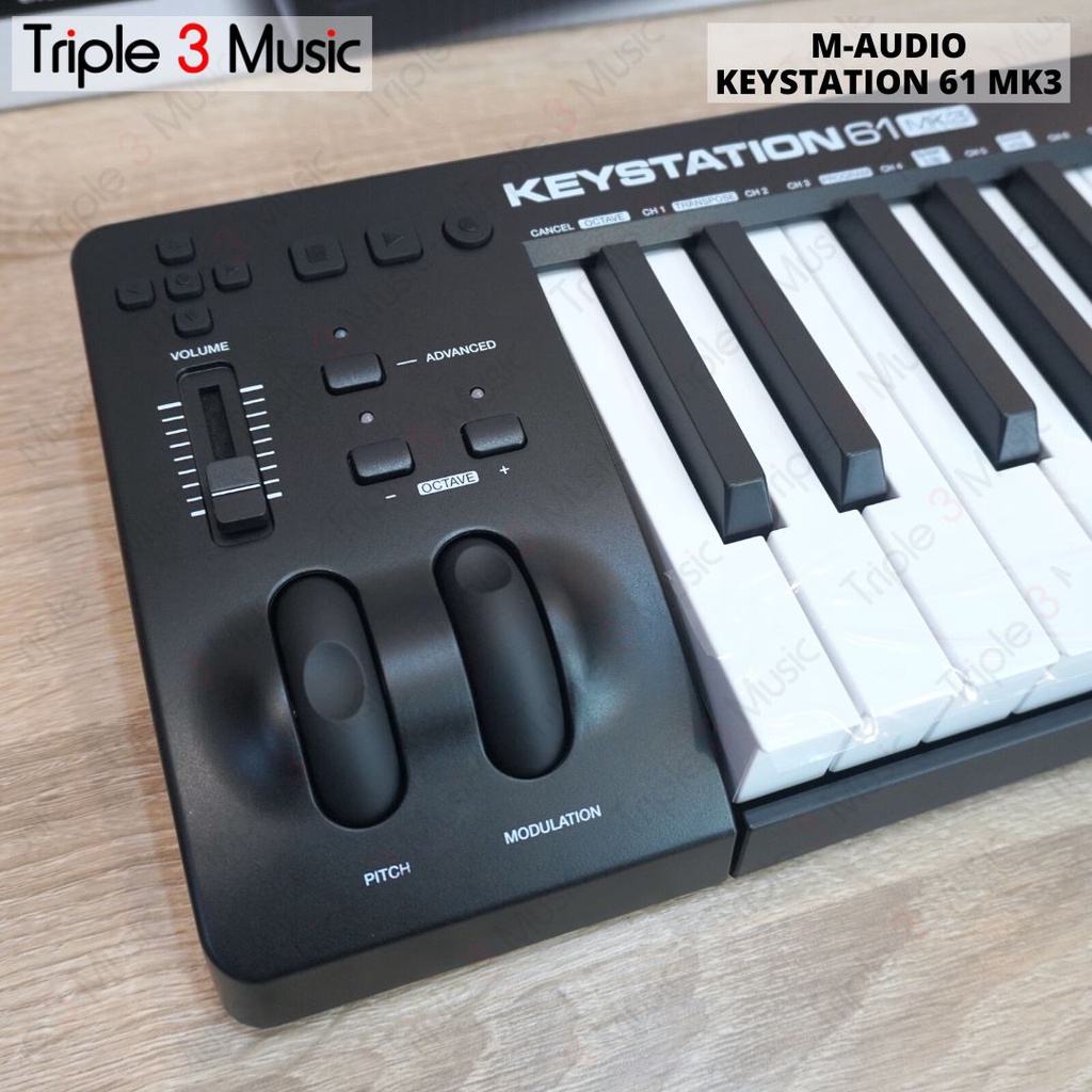 M-AUDIO Keystation 61 MK III Midi Controller Original