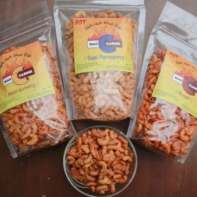 

=+=+=+] MACARONI HOT ANEKA RASA OPEH OLEH KHAS BALI 200 GR