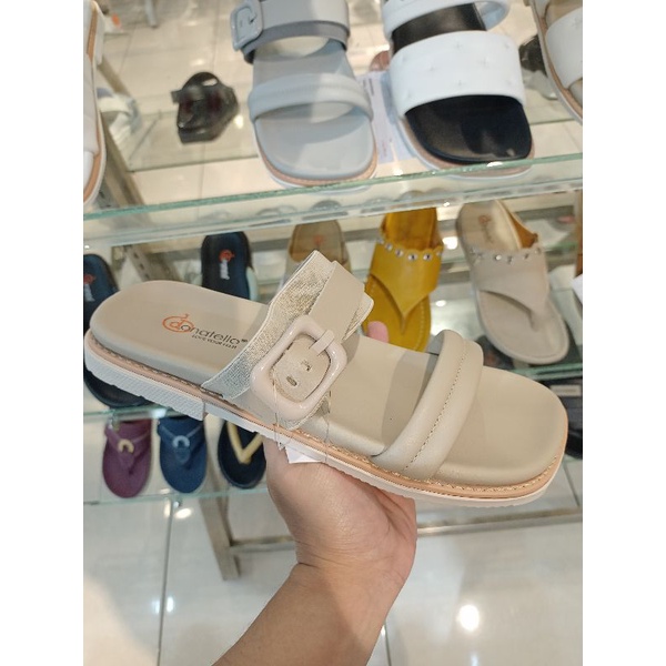 sandal flat wanita donatello size 36-40