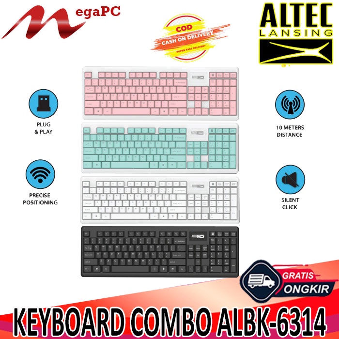 KEYBOARD WIRELESS ALTEC LANSING ALBK6314