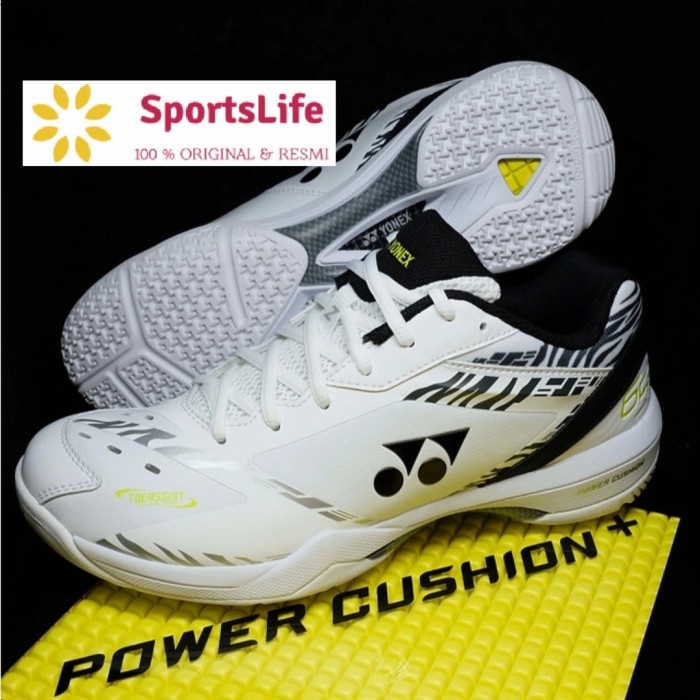 {MentariStore} SEPATU BADMINTON YONEX SHB 65 Z 3 ORIGINAL WHITE TIGER - 41  265mm  Limited