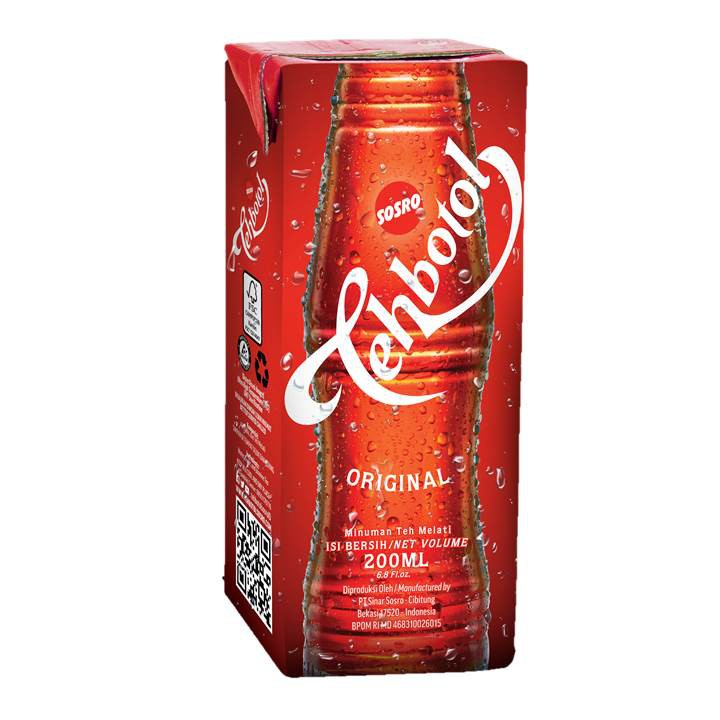 

Teh Botol Sosro Kotak 200 ml [Kurir Reguler/Cargo]