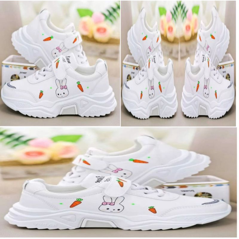 TmO - 8.8 Sale Sepatu wanita sneakers fashion JintuRabbit/sepatu wanita fashion sneakers tali trendy/sepatu santai wanita fashion/sepatu wanita jalan kekinian bisa Cod termurah dan berkualitas