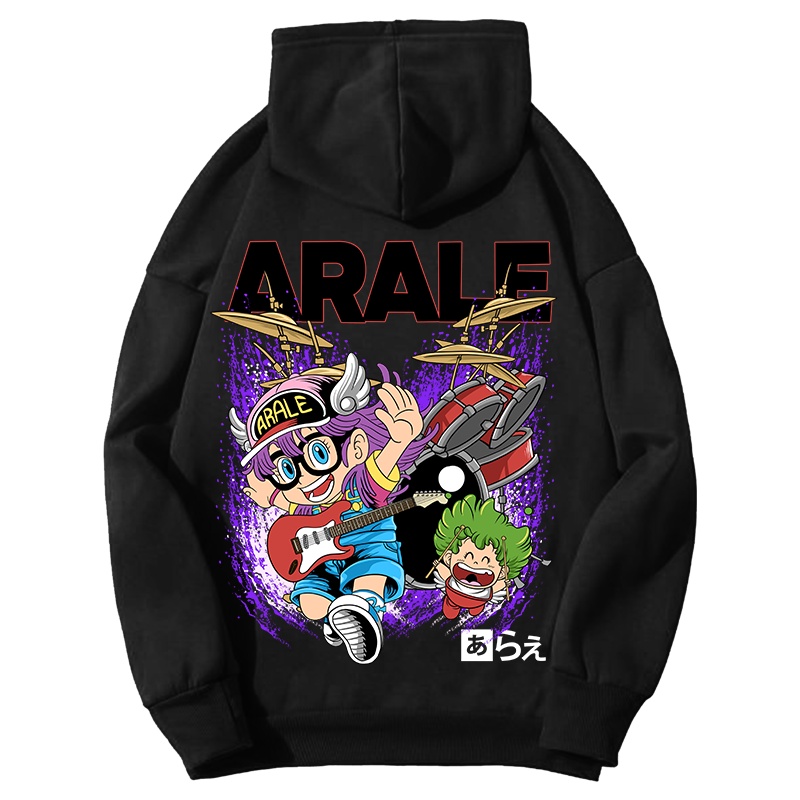 HOODIE FLEECE ANIME ARALE DR SLUMP SEMUT TAMPAN