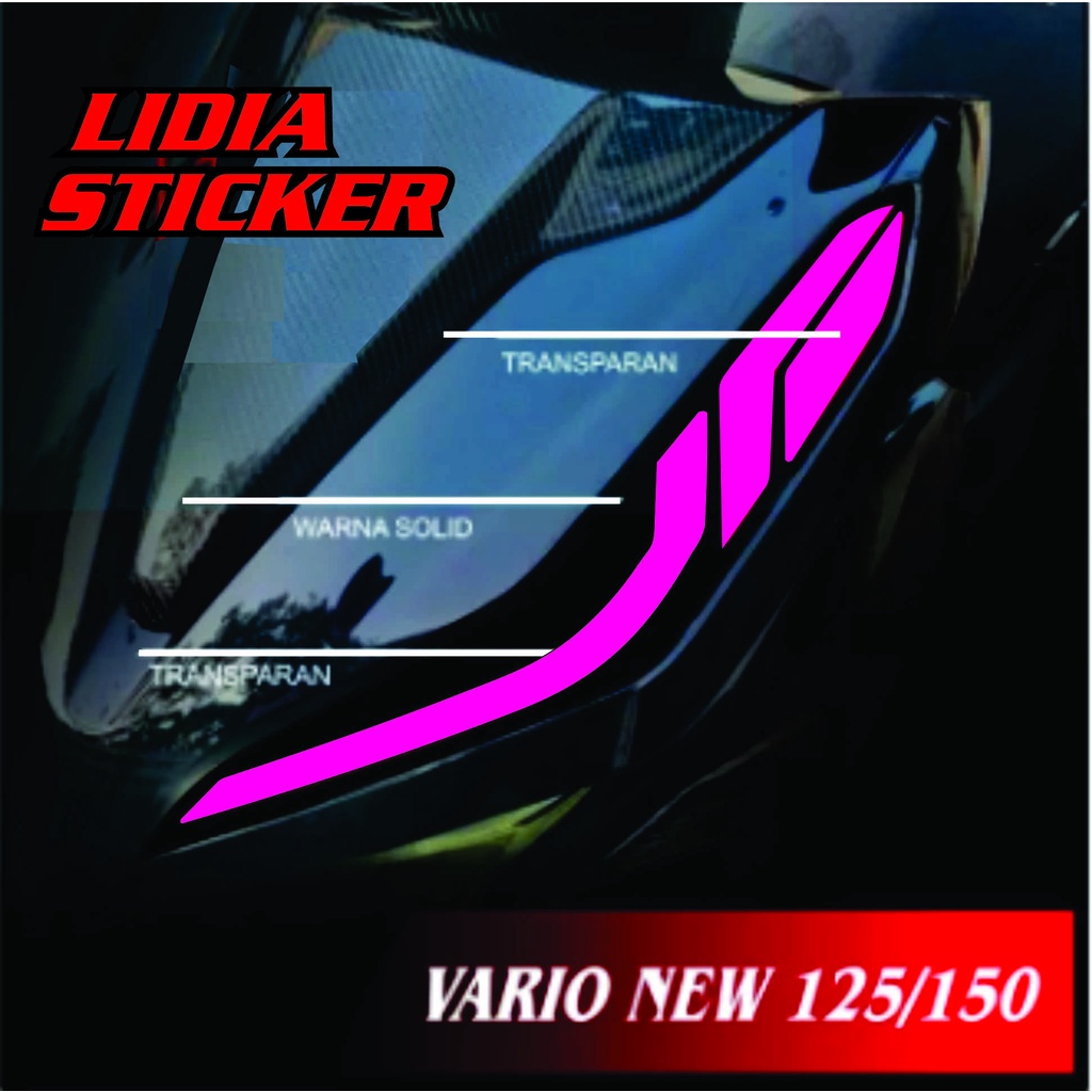 STICKER VARIO 150 125 LAMPU ALIS STICKER SEIN