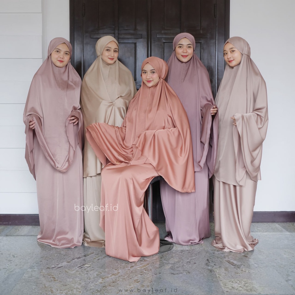 Bayleaf.id Mukena Amarylis Basic Polos Dewasa