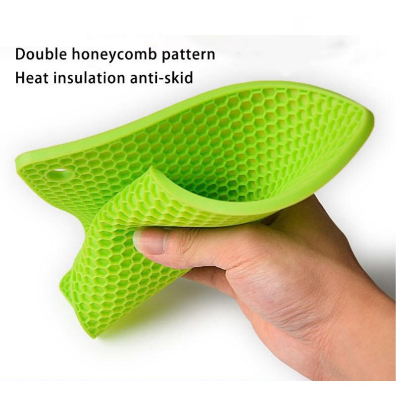 GP Tatakan Alas Panci Silikon Tahan Panas / Tatakan Piring Anti Slip Serbaguna