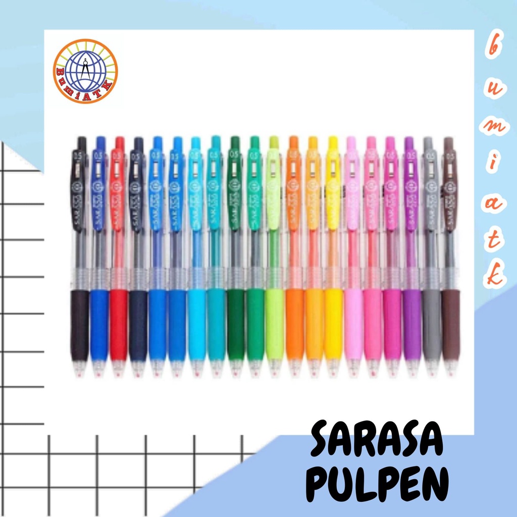 

ZEBRA SARASA CLIP 0,5 / PULPEN GEL SARASA CLIP ZEBRA 0,5