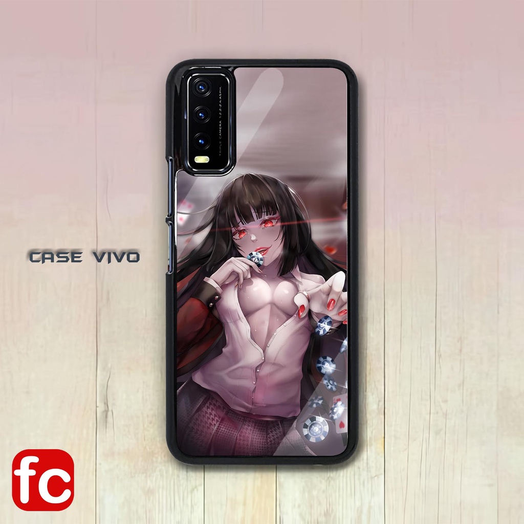 Case Glossy HD Vivo Y12s Y20 Y20S G Y20i Y20T Y12A [FR53] Anime Girl Yumeko Jabami Kakegurui Pic HD 