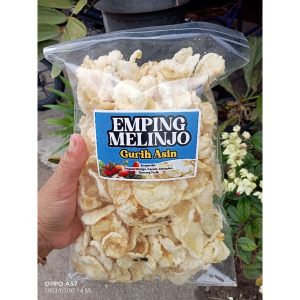 

Emping gurih/asin 200gr