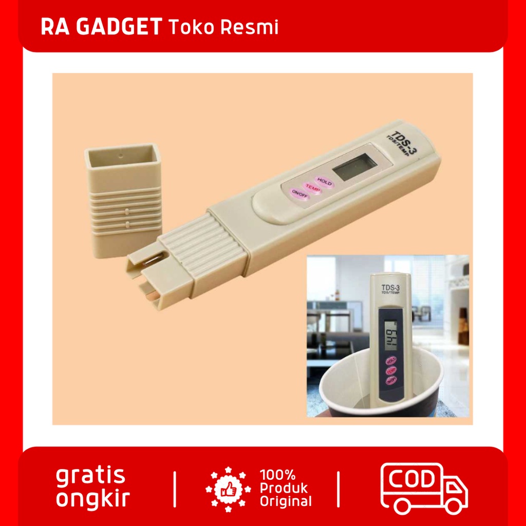 Alat Pengukur PH Kualitas Air dan Tds Hidroponik Akurat / Alat Ukur Pengukur Cek Kadar Kualitas Air 
