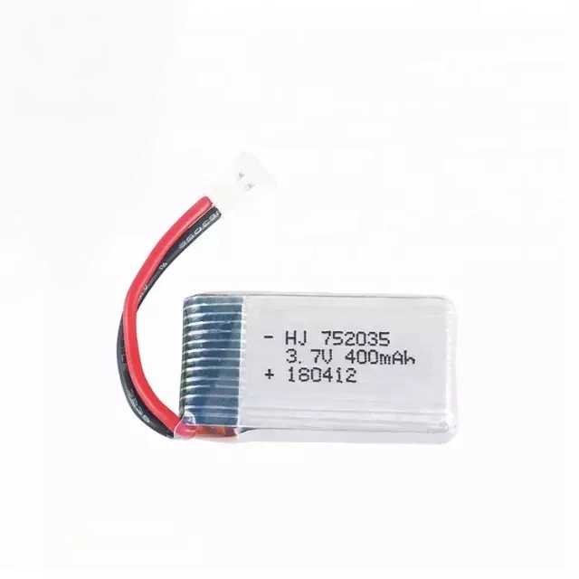 Battery lipo 3.7v 400mAh drone rc car jjrc syma eachine baterai 1s ( lavar stores id )