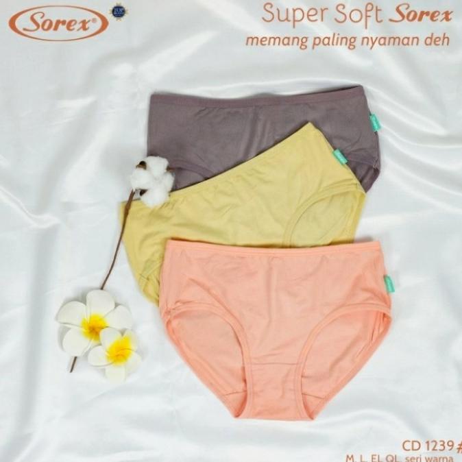 celana dalam wanita sorex 1239 size el dan ql |gat