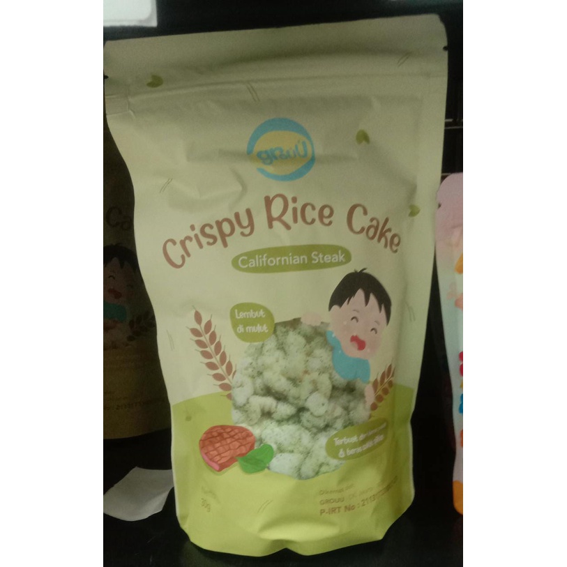 

Grouu crispy rice cake califor 30g