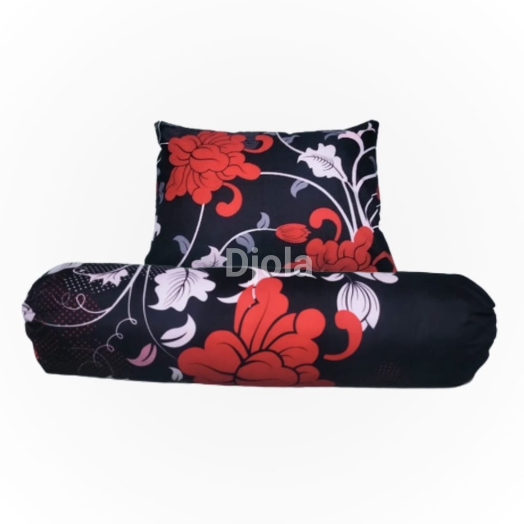 Sarung bantal Premium Motif Bunga Elegant dan Mewah Bahan Adem Lembut Warna Tidak Luntur