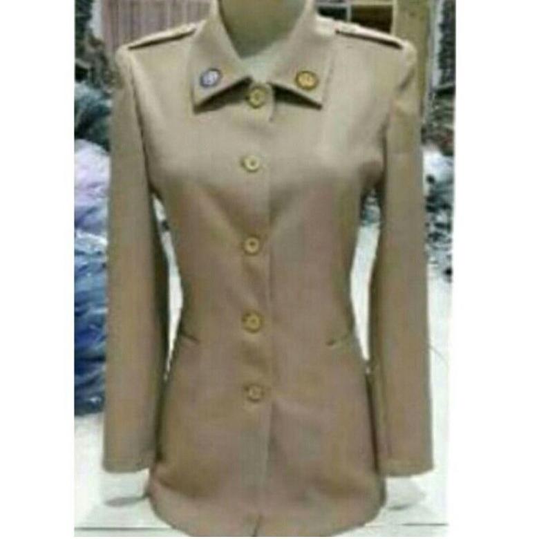 [ART. 0313] Seragam Dinas Guru Pramuka || Baju Dinas Pramuka Pembina Jumbo