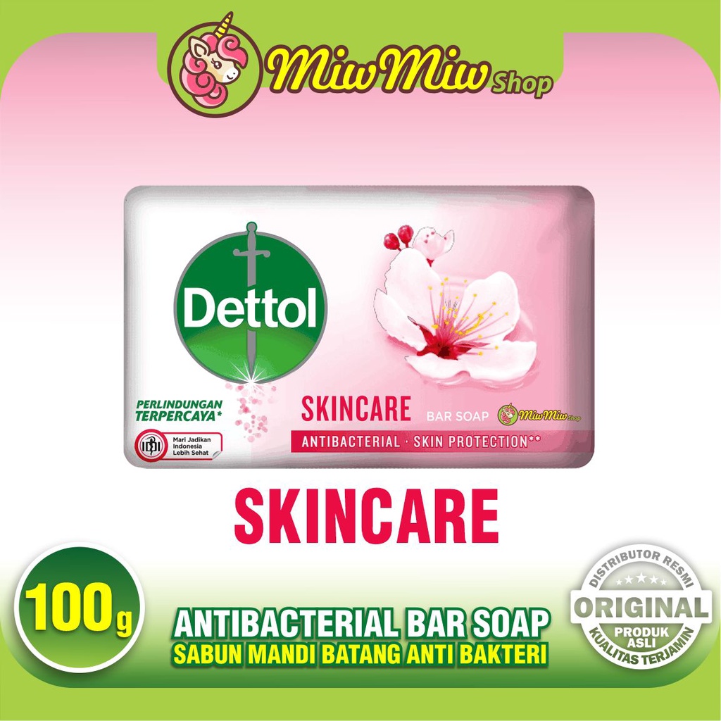 DETTOL Antibacterial Bar Soap (Sabun Mandi Batang Anti Bakteri)