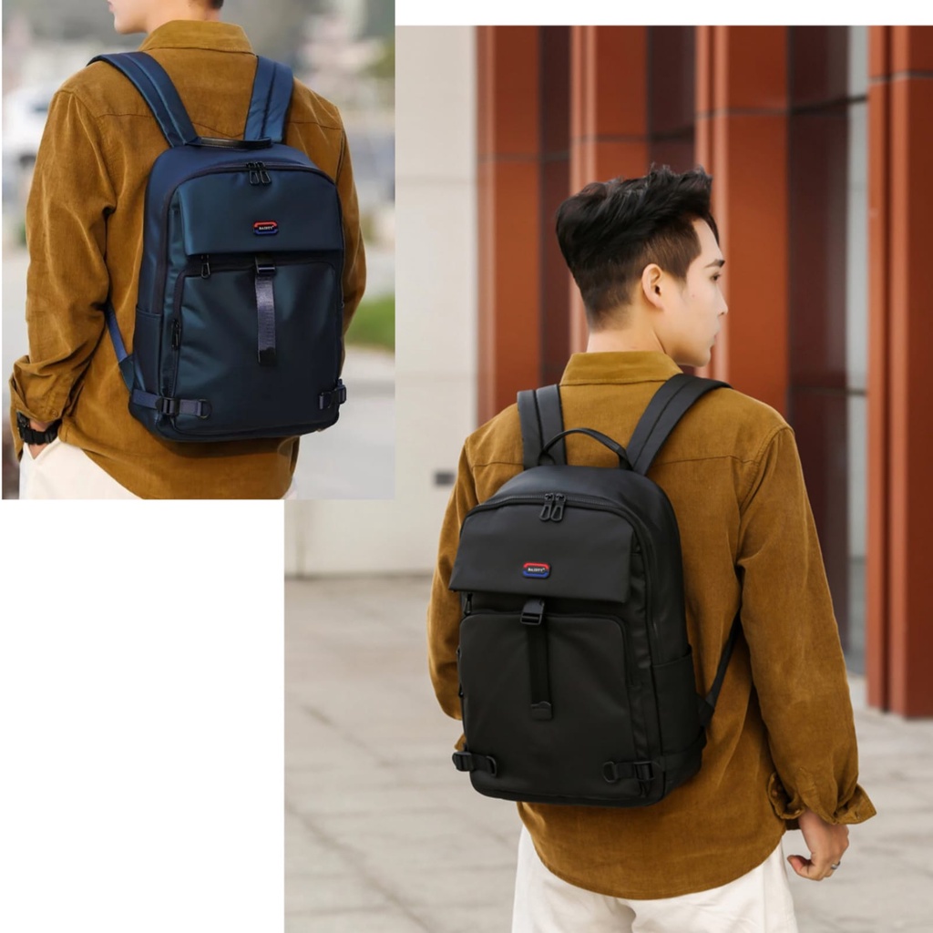 PROMO COD 7.7 - BACKPACK MULTIFUNGSI RANSEL PRIA LAPTOP BAHAN LONGCHAMP - UKURAN 42X13X30 CM MUAT LAPTOP