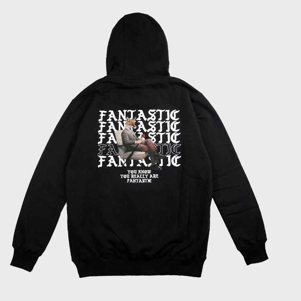 STOK TERBATAS Welldone Hoodie - Hoodie Fantastic Black