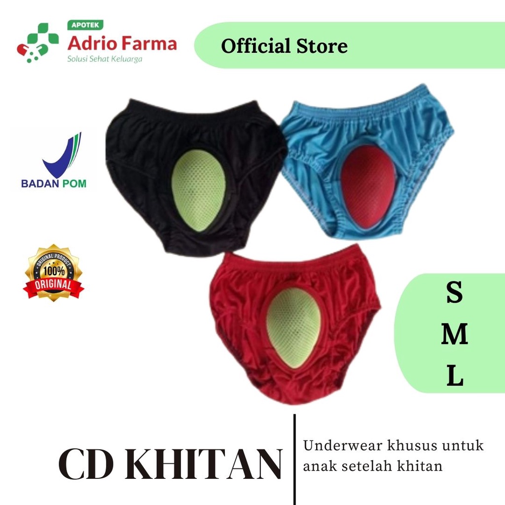 CD Khitan - Celana Dalam Hitan Sunat Khitan - Underwear sunat - CD Anak Khitan sunat S M L XL