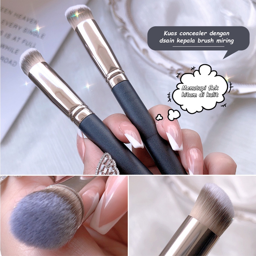 Kuas Concealer Di Bawah Mata Brush Contour Alat Make Up Multifungsi