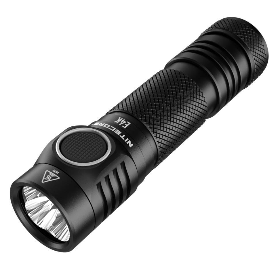 NITECORE Senter LED 4xCREE XP-L2 V6 4400 Lumens - E4K - Black