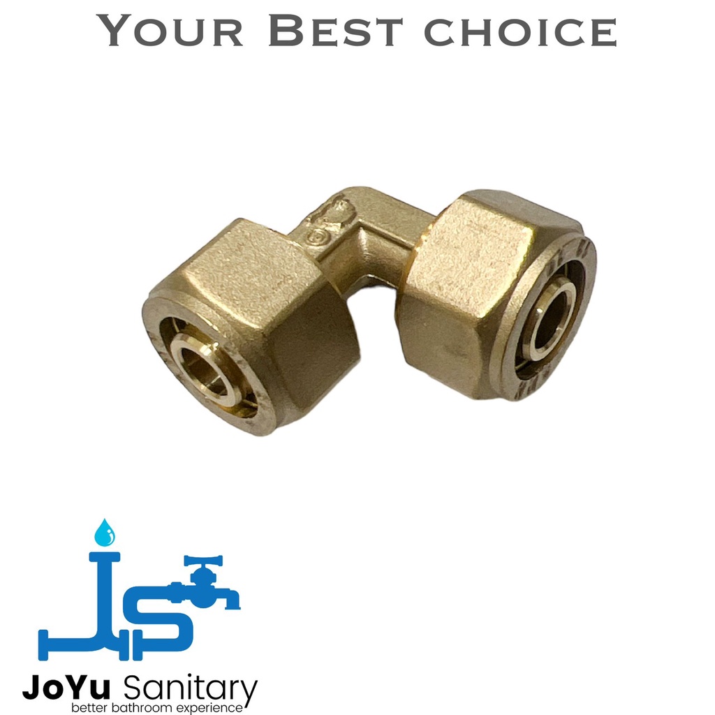 Keni air panas 1/2 inci dan 3/4 inci-knie elbow pipe hot water heater pemanasi kni L nepel fitting a