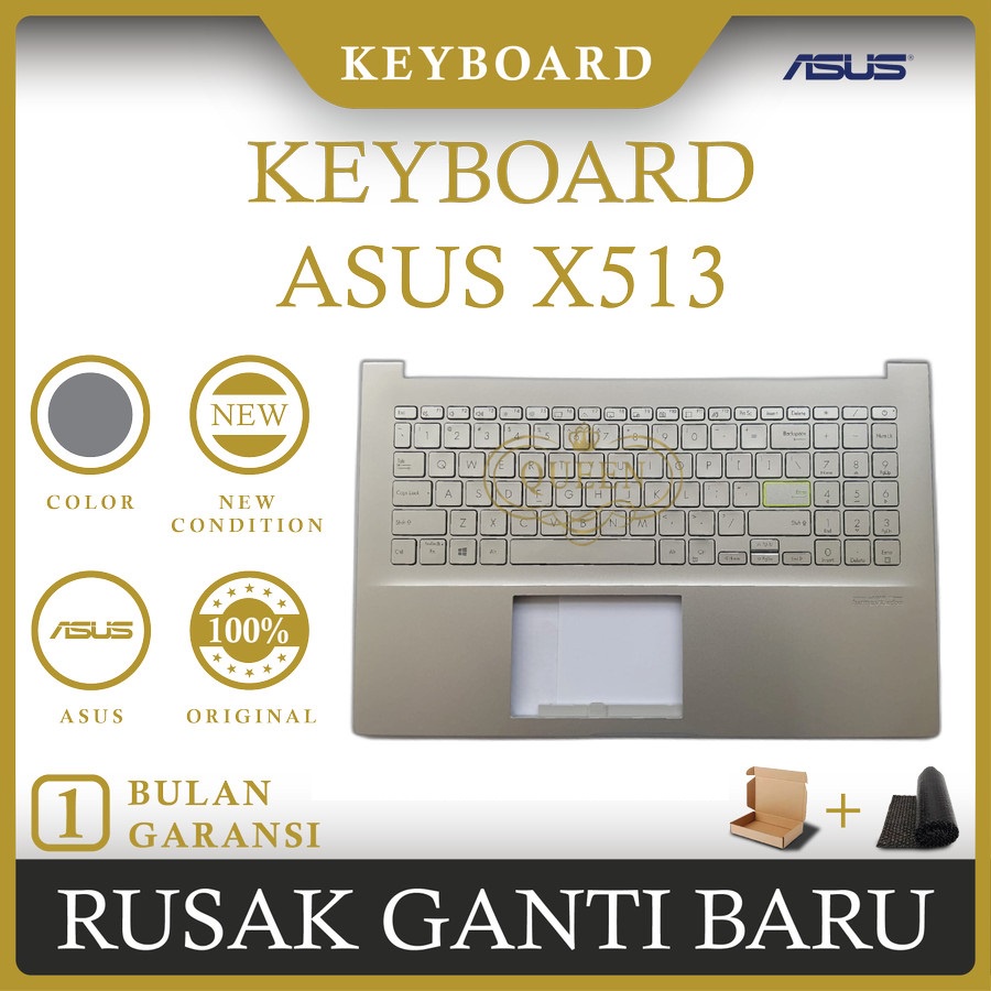 KEYBOARD FRAME LAPTOP ASUS VivoBook X513 X513EA F513 K513 ORIGINAL