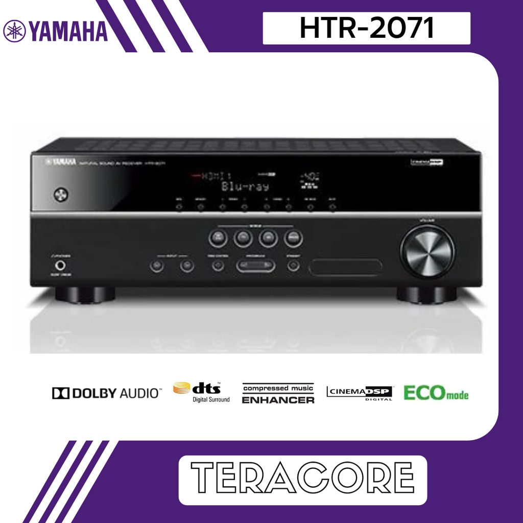 Yamaha HTR-2071 HTR2071 AV Receiver 5.1 Channel Dolby Ampli Home Theater Amply