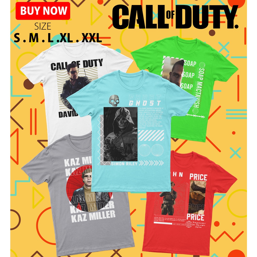 [FREE NAMA!!] Kaos Anak &amp; Family Call of Duty / COD 100% COTTON PREMIUM