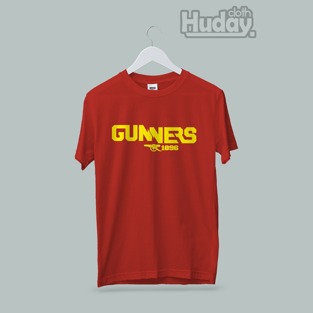 KAOS ARSENAL THE GUNNERS / T-SHIRT DISTRO  PRIA WANITA / BAJU JERSEY SEPAK BOLA