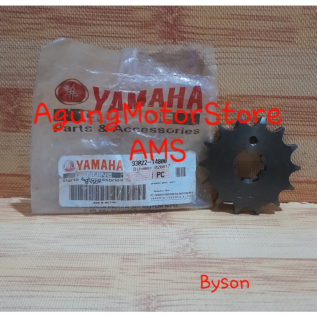 GEAR DEPAN YAMAHA BYSON ORIGINAL MERK YGP 93822-14800