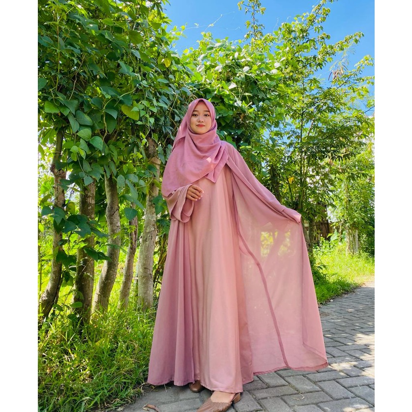 GAMIS ABAYA CANTIK ITCREPE/ABAYA ANISA