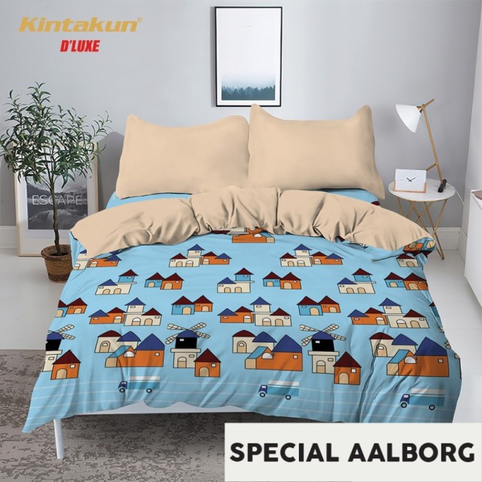 Selimut Dewasa Kintakun DLuxe Bed Cover Only/ Comforter Selimut Uk. 180x200 cm - Special Aalborg(Z3Y