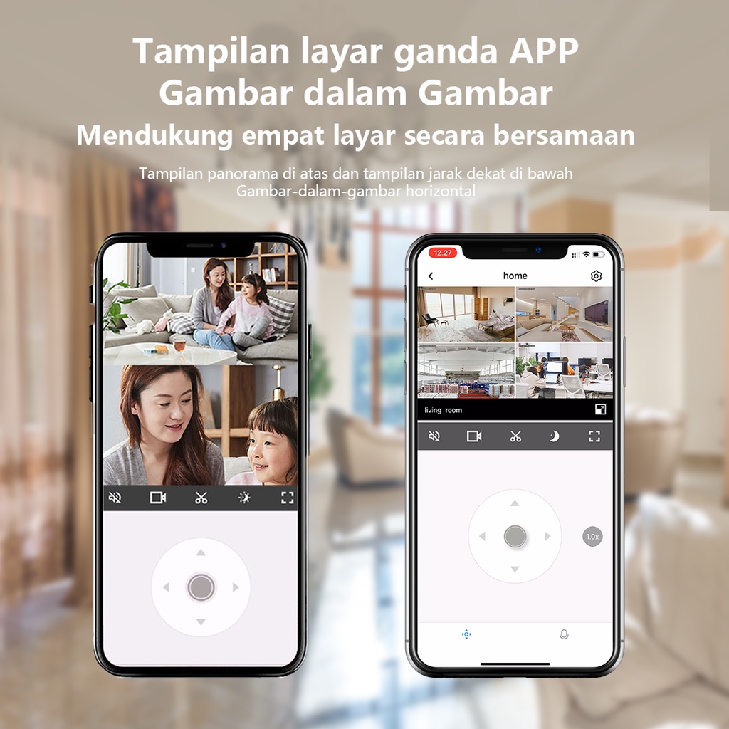 XIHANCAM IP Camera Cctv Wifi Kamera Cctv Murah 4MP Smart Cctv Wireless Kamera HP Jarak Jauh Kamera Pengintai Indoor PTZ Iot Home Automation