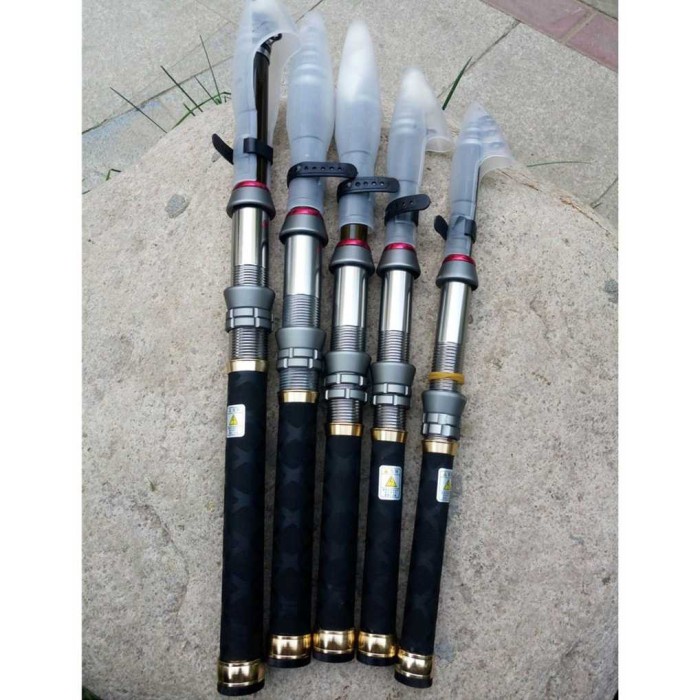 Alat Mancing Long Quan Joran Pancing Carbon Kuat Fiber Mini Pocket Fishing Rod Ikan Awet Panjang