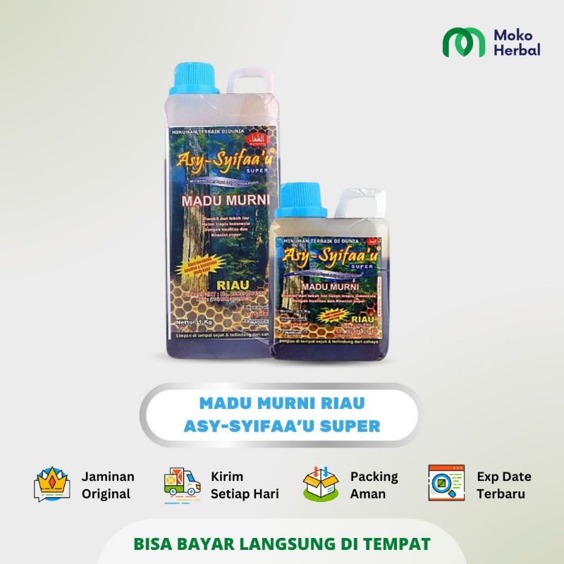 

Madu Murni Asli Hutan Riau Asy Syifaa'u [500 Gram]