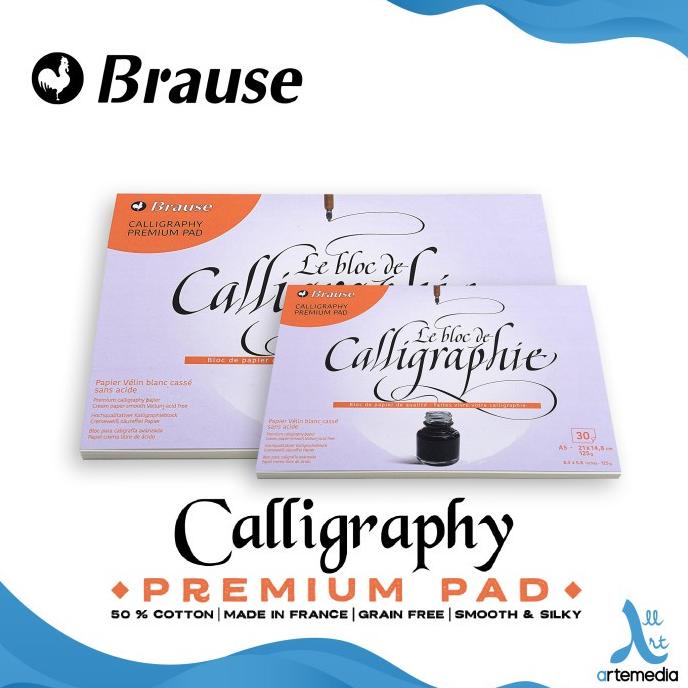 

Buku Kaligrafi Brause Calligraphy Practice Pad Cotton Premium Paper