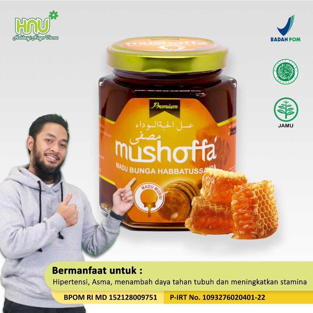 

Madu Bunga Habbatussauda Mushoffa 250 Gram