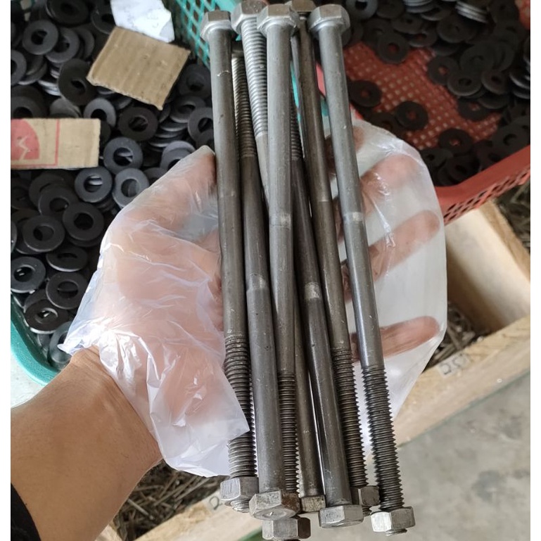 BAUT BALOK/KAYU 1/2"X10 kunci 19