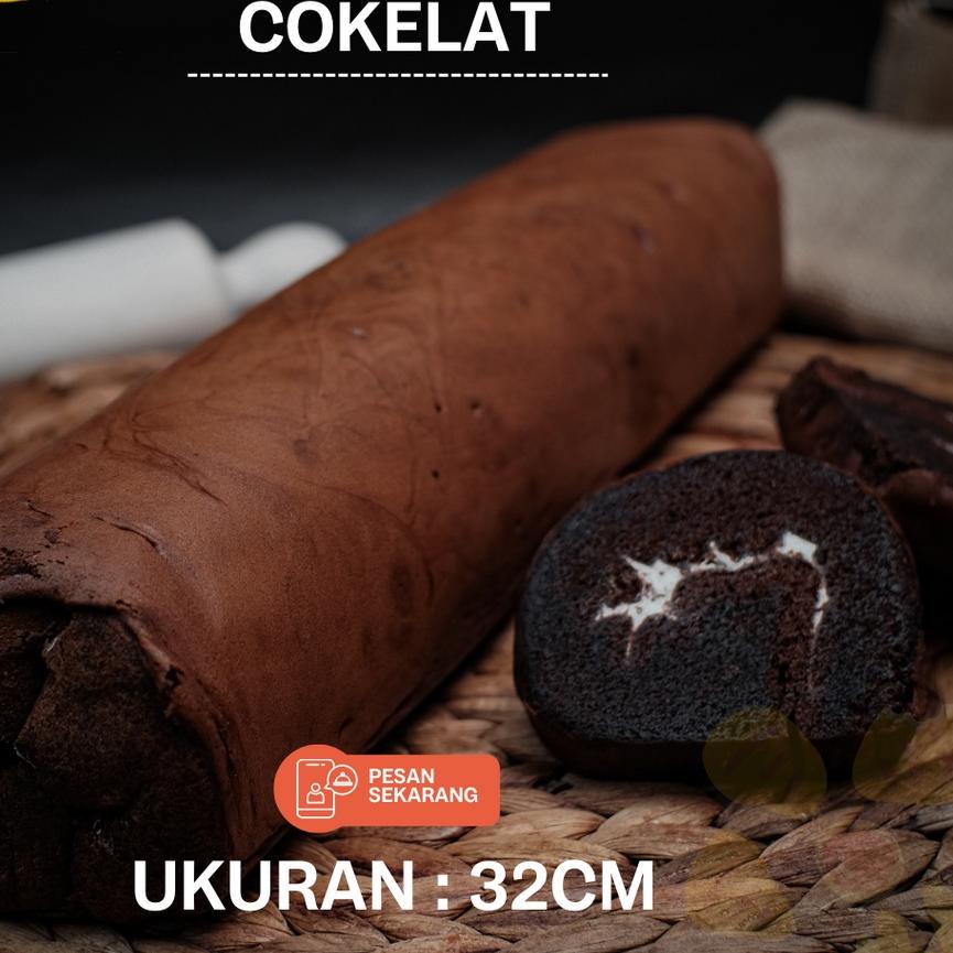

♪ Bolu Gulung Coklat BESAR / Kue Roll Tart PREMIUM ☻