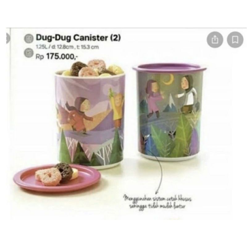 Tupperware Dug Dug Canister
