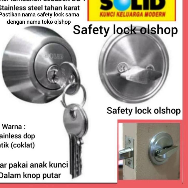 ☛ Kunci tambahan deadbolt DB 1 SOLID ✈
