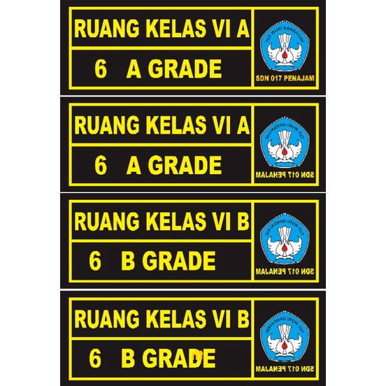 

Papan Nama Ruang Sekolah