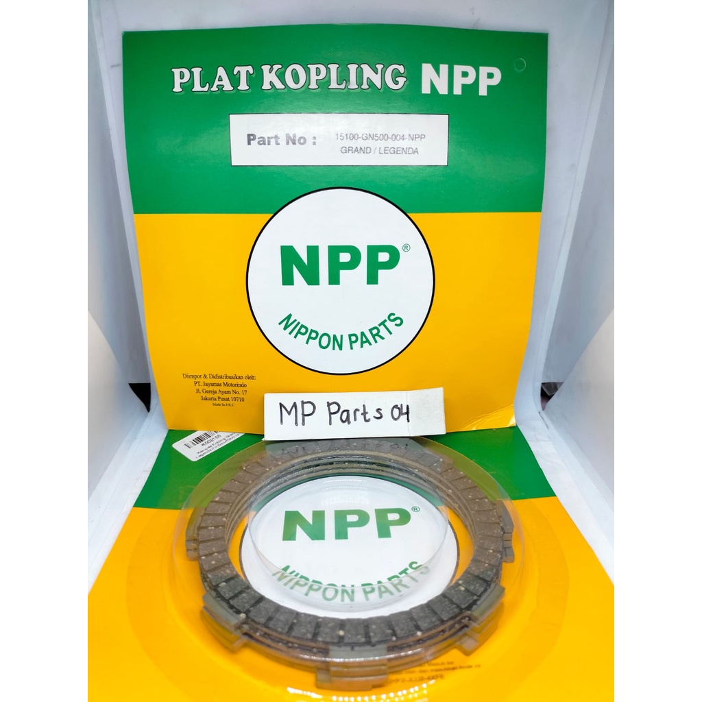 Plat Kampas Kopling Grand Supra X Supra Fit Legenda Revo Lama Fit New Astrea WIN NPP